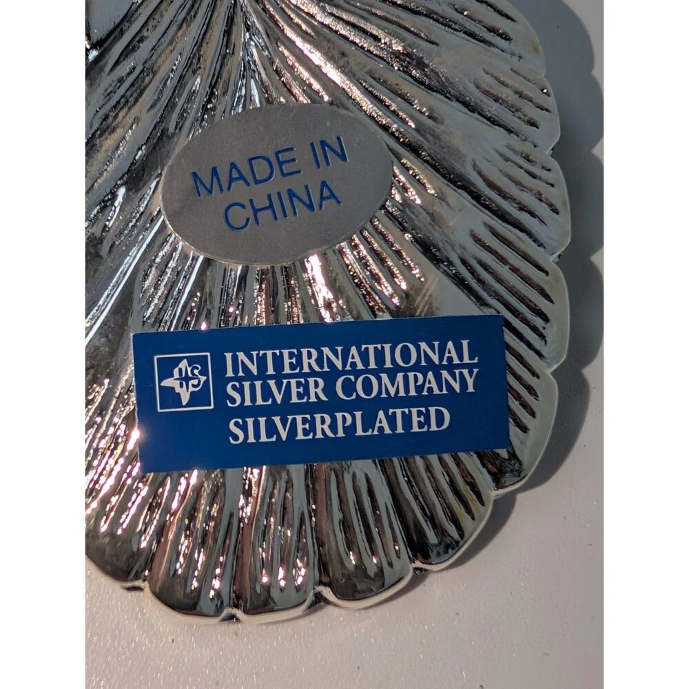 International Silver Co Antioch Serving Spoon Silverplated 12” Ornate Handle NIB
